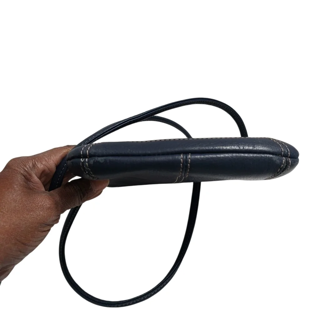 Tignanello Black Crossbody Bag with Classic Minimalist Design